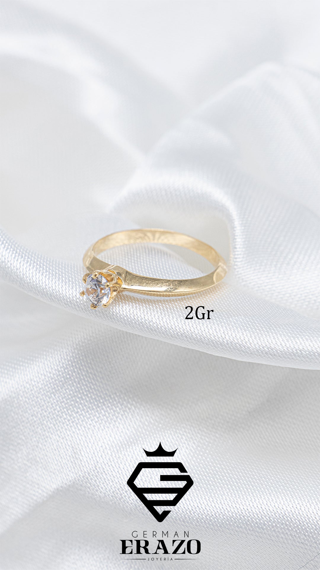 ANILLO PIEDRA BLANCA