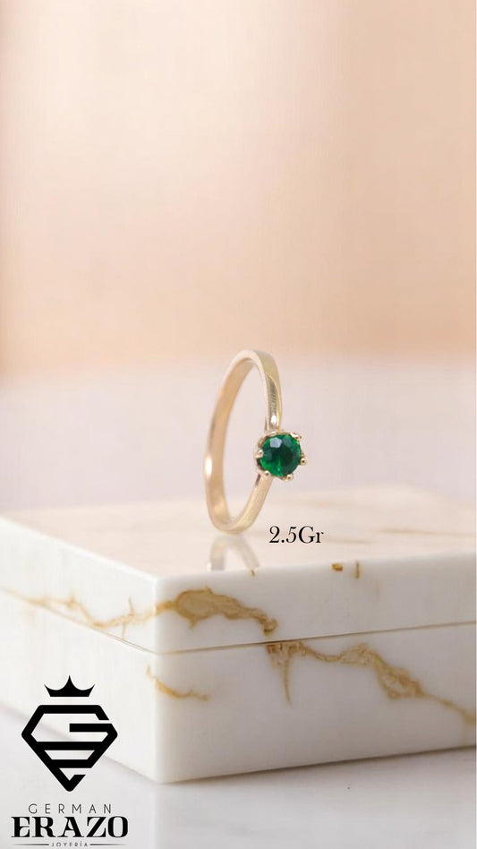 ANILLO PIEDRA VERDE