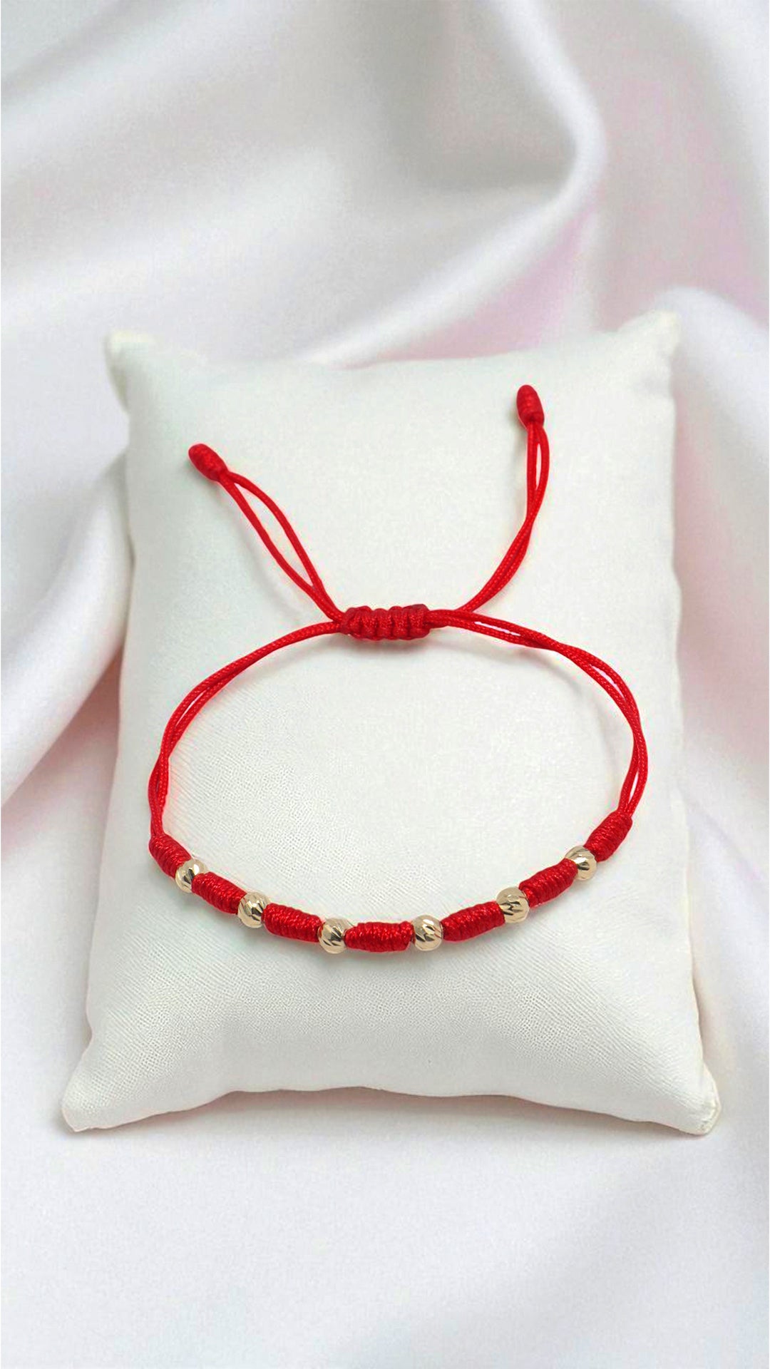 PULSERA TEJIDA ROJA