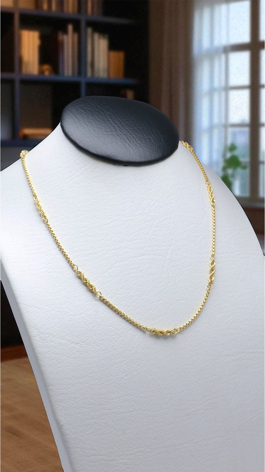 CADENA TEJIDO LAZO Y VENECIANO ESPECIAL