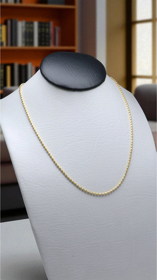 CADENA TEJIDO MILITAR DIAMANTADO MEDIA LUNA