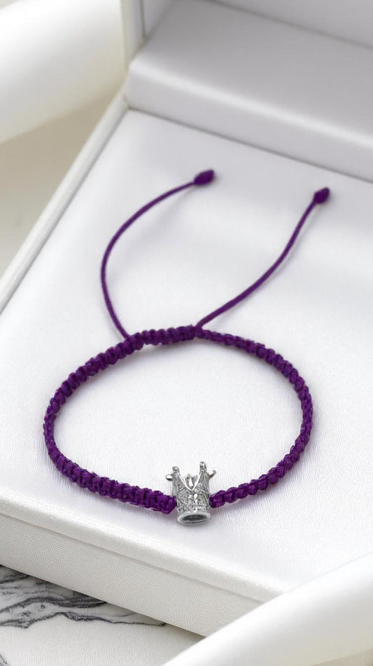 PULSERA TEJIDA CORONA