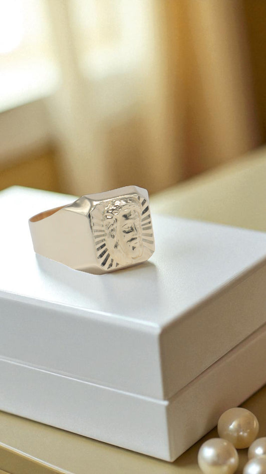 ANILLO ROSTRO DE CRISTO /  3,6GR