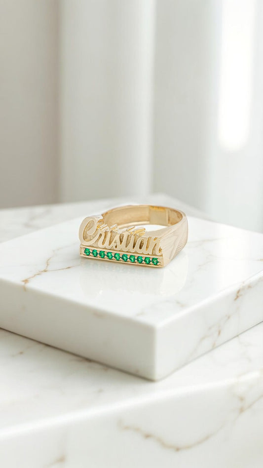 ANILLO CON NOMBRE / 9GR