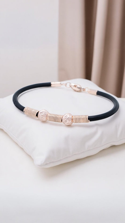 PULSERA CAUCHO CON NUDOS